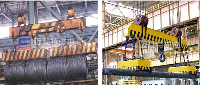 MW12系列、MW15系列吊運(yùn)捆扎螺紋鋼、圓鋼用起重電磁鐵